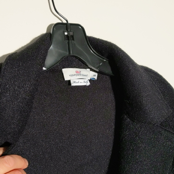Vineyard Vines Men's Black Pea Coat - Picture 9 of 9